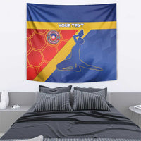 Custom Haiti Football Tapestry Neg Marron Go Ayiti - Wonder Print Shop