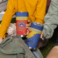 Custom Haiti Football Tumbler Cup Neg Marron Go Ayiti - Wonder Print Shop