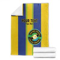 Custom Tanzania Football Blanket Sporty Style