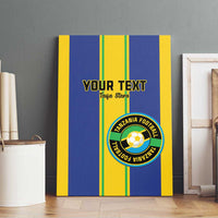 Custom Tanzania Football Canvas Wall Art Sporty Style