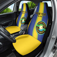 Custom Tanzania Football Car Seat Cover Sporty Style