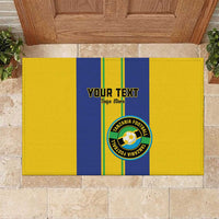 Custom Tanzania Football Rubber Doormat Sporty Style