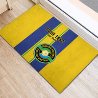 Custom Tanzania Football Rubber Doormat Sporty Style