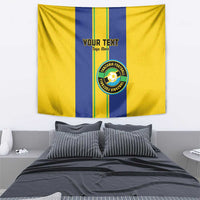 Custom Tanzania Football Tapestry Sporty Style