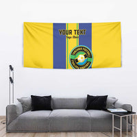 Custom Tanzania Football Tapestry Sporty Style