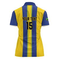Custom Tanzania Football Women Polo Shirt Sporty Style