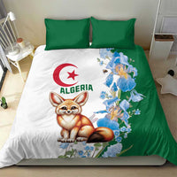 Algeria Fennec Fox Bedding Set Blue Isris Flower