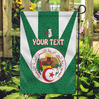 Personalised Algeria Garden Flag Coat Of Arms With Islamic Pattern