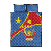 Personalised DR Congo Quilt Bed Set Coat Of Arms African Pattern