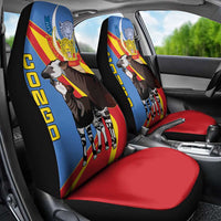 DR Congo Okapi Car Seat Cover With Coat Of Arms
