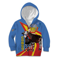 DR Congo Okapi Kid Hoodie With Coat Of Arms