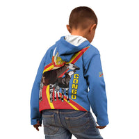 DR Congo Okapi Kid Hoodie With Coat Of Arms