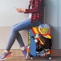 DR Congo Okapi Luggage Cover With Coat Of Arms