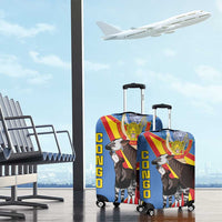 DR Congo Okapi Luggage Cover With Coat Of Arms