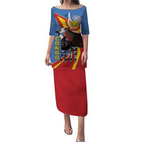 DR Congo Okapi Puletasi With Coat Of Arms