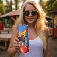 DR Congo Okapi Skinny Tumbler With Coat Of Arms