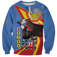 DR Congo Okapi Sweatshirt With Coat Of Arms