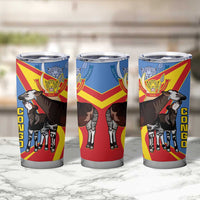 DR Congo Okapi Tumbler Cup With Coat Of Arms