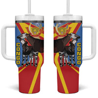 DR Congo Okapi Tumbler With Handle With Coat Of Arms