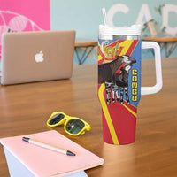 DR Congo Okapi Tumbler With Handle With Coat Of Arms