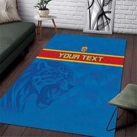 Custom DR Congo Football Area Rug Go Les Léopards