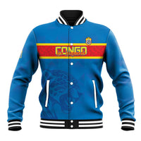 Custom DR Congo Football Baseball Jacket Go Les Léopards