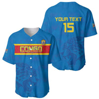 Custom DR Congo Football Baseball Jersey Go Les Léopards