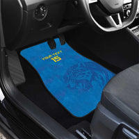 Custom DR Congo Football Car Mats Go Les Léopards