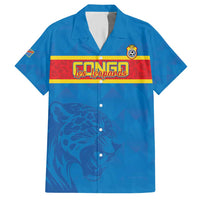 Custom DR Congo Football Hawaiian Shirt Go Les Léopards