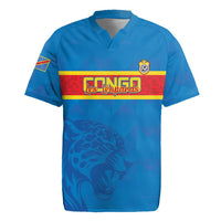 Custom DR Congo Football Rugby Jersey Go Les Léopards