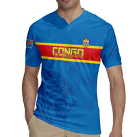 Custom DR Congo Football Rugby Jersey Go Les Léopards