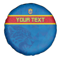 Custom DR Congo Football Spare Tire Cover Go Les Léopards