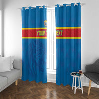 Custom DR Congo Football Window Curtain Go Les Léopards