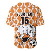 Custom Ivory Coast Football Baseball Jersey Go Champions