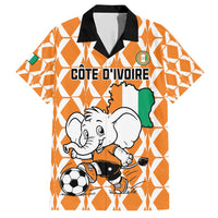 Custom Ivory Coast Football Hawaiian Shirt Go Champions