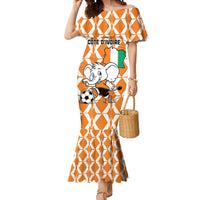 Custom Ivory Coast Football Mermaid Dress Go Champions