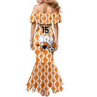 Custom Ivory Coast Football Mermaid Dress Go Champions