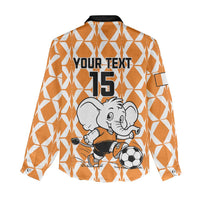 Custom Ivory Coast Football Women Casual Shirt Go Champions