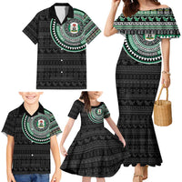 Nigeria Family Matching Mermaid Dress and Hawaiian Shirt African Tribal Pattern