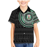 Nigeria Family Matching Mermaid Dress and Hawaiian Shirt African Tribal Pattern
