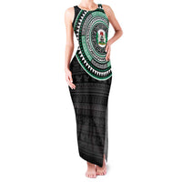 Nigeria Family Matching Tank Maxi Dress and Hawaiian Shirt African Tribal Pattern