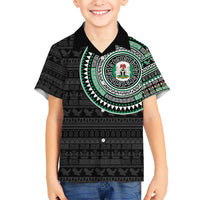 Nigeria Kid Hawaiian Shirt African Tribal Pattern