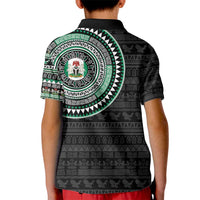 Nigeria Kid Polo Shirt African Tribal Pattern