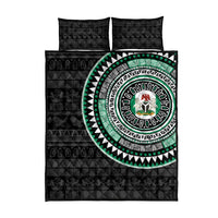 Nigeria Quilt Bed Set African Tribal Pattern