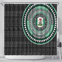 Nigeria Shower Curtain African Tribal Pattern