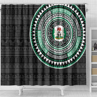 Nigeria Shower Curtain African Tribal Pattern