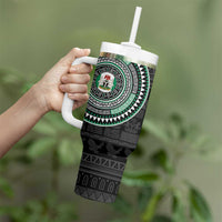 Nigeria Tumbler With Handle African Tribal Pattern