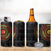 Cameroon 4 in 1 Can Cooler Tumbler African Tribal Pattern