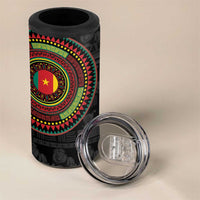 Cameroon 4 in 1 Can Cooler Tumbler African Tribal Pattern