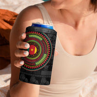 Cameroon 4 in 1 Can Cooler Tumbler African Tribal Pattern